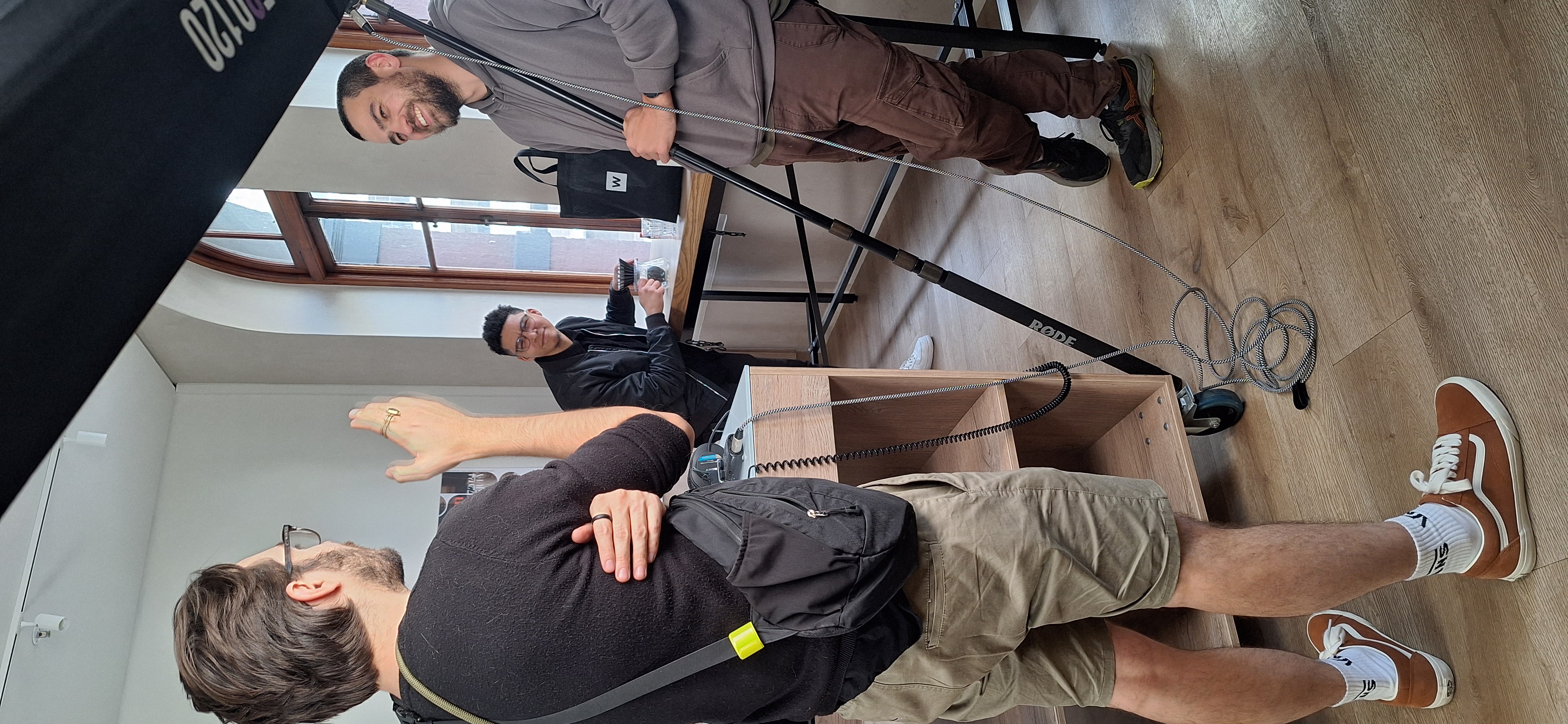 Behind the scenes
